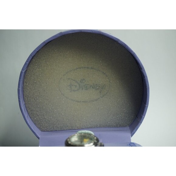 Disney Princess Cinderella Watch Sparkling Bezel Light Blue Leather‎ Strap NEW - Picture 5 of 11